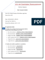 Statistics - Module 1 BSAC