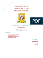 Diagnostic Pulp Testing PDF