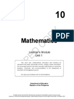 Lm Math10 q1
