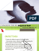 UNPACKING THE SELF:Physical Self: Prepared By: LENNY FE L. YU