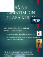 Sa Ne Amintim Din Clasa A Iii-A!