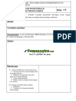 Energie Potentielle Electrostatique