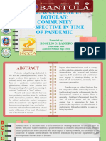 Arts & Culture in Botolan: Community Perspective in Time of Pandemic