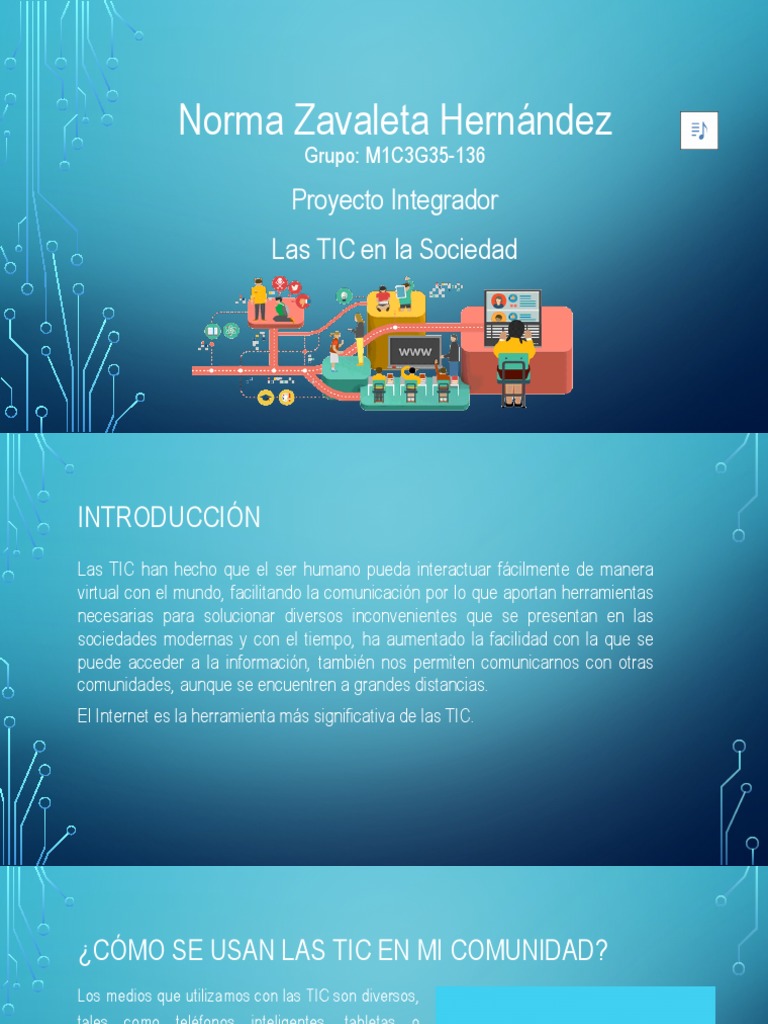 Uso de Las TIC en La Sociedad | PDF | Tecnología de información y ...