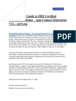 The Ultimate Guide To IBM Certified Solution Developer - App Connect Enterprise V11