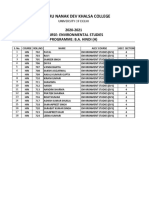 Hindi (H) EVS 2020-2021