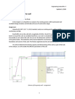 Verification of A Gravity Wall: Assignment