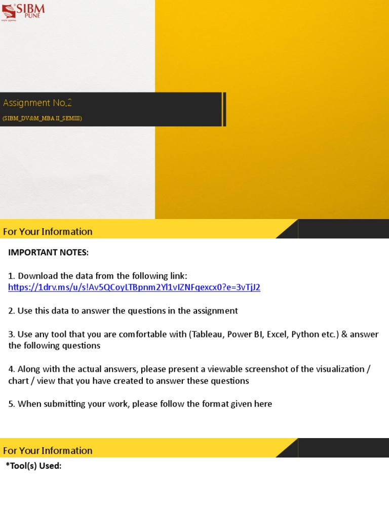 SIBM MBA II SEM III Assignment Guide | PDF | Business | Data Management