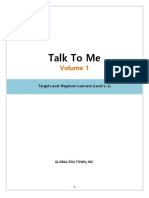 Talk To Me - Volume1 (Level 1,2)