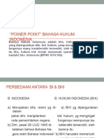 Power Point Bahasa Hukum Indonesia
