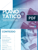 Plano Tático: Marketing de Conteúdo Do Linkedin