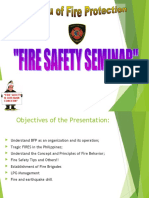 Fire Safety Awareness Brgy 2013