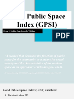 Good Public Space Index (GPSI) : Group 2: Maliño, Ong, Quevedo, Tubidan