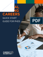 Medical Writing Careers Quick Start Guide for PhDs