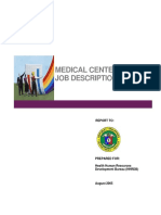 Job Description of DOH Medical Center