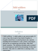 Child Soldiers: By: Cindy Mondragon