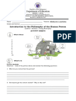 Answer Sheet - Philosophy Module 1