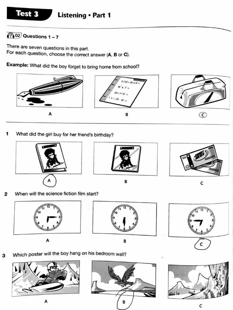 Listening Test 3 Cambridge | PDF