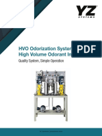 HVO Odorization Systems High Volume Odorant Injection: Quality System, Simple Operation