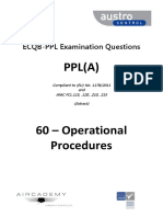 PPL (A) : ECQB-PPL Examination Questions