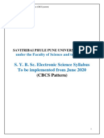 S.Y. B. Sc. (Electronic Science) - 17.062020