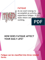 How Fatigue Affects Daily Life