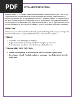 IV Injection Procedure Guide | PDF | Intravenous Therapy | Syringe