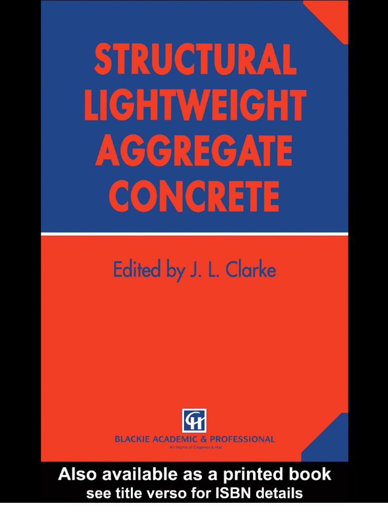 Structural Lightweight Aggregate Concrete Pdf Construction