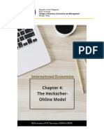 Chapter 4 - Resources and Trade - Heckscher-Ohlin Model