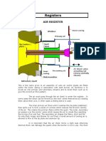 Registers and purging for safe boiler operation