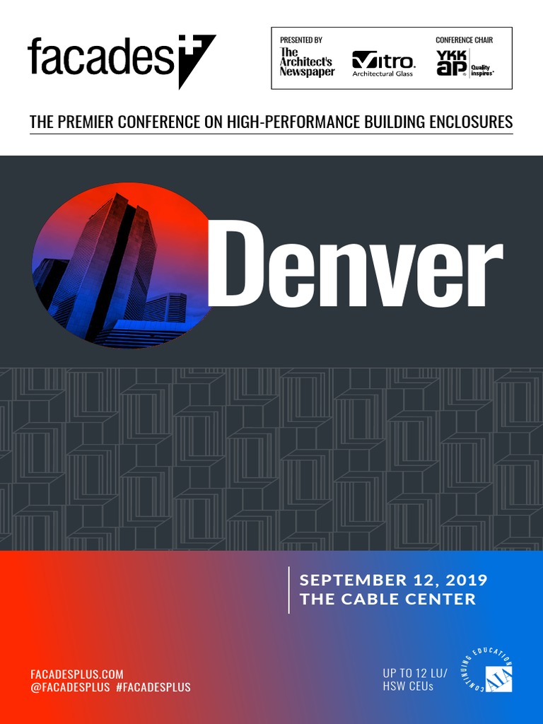 Denver: The Premier Conference On High-Performance Building Enclosures ...