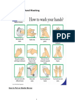 Procedures of Hand Washing: How To Put On Sterile Gloves