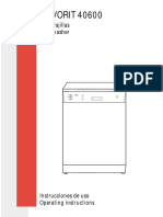 FAVORIT 40600: Lavavajillas Dishwasher