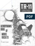 Tr-11 Aerodynamic Drag of Model Rocket