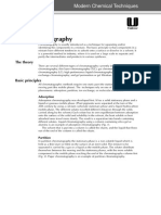 Chromatography: The Theory