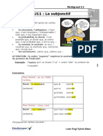U11 Le Subjonctif