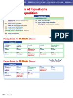 Systems of Equations and Inequalities: 45-Minute