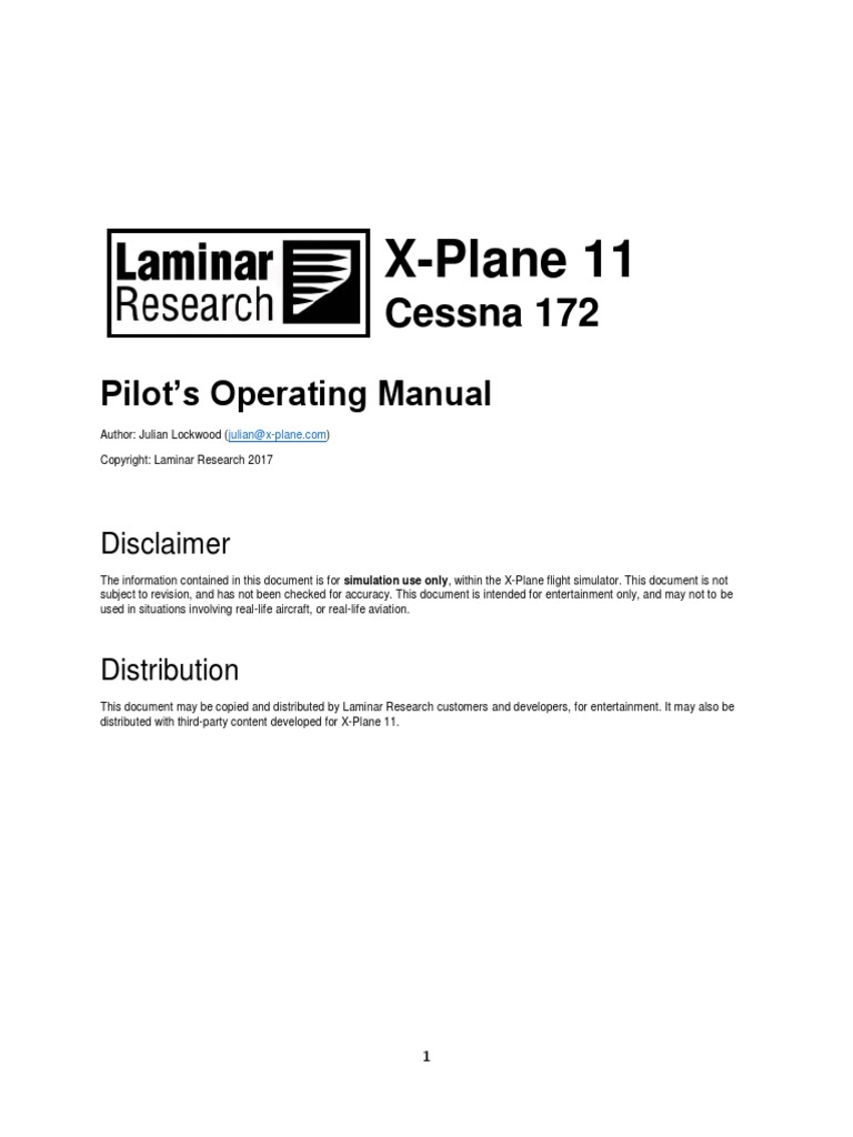 C172 Pilot Operating Manual PDF Transponder (Aeronautics) Aerospace