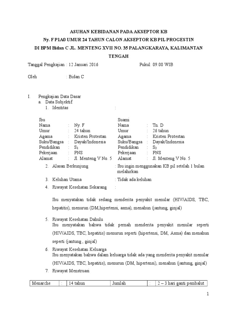 Bentuk Pil Kb Progestin