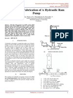 Design and Fabrication of A Hydraulic Ram Pump IJERTCONV6IS04033