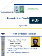 Dynamic State Simulation Tests: Jay Gosalia