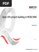 Open CPU Project Building in MC60/M66: Ratan Yadav