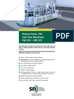 Rotary Form, Fill and Seal Machines FM 215 - FM 515