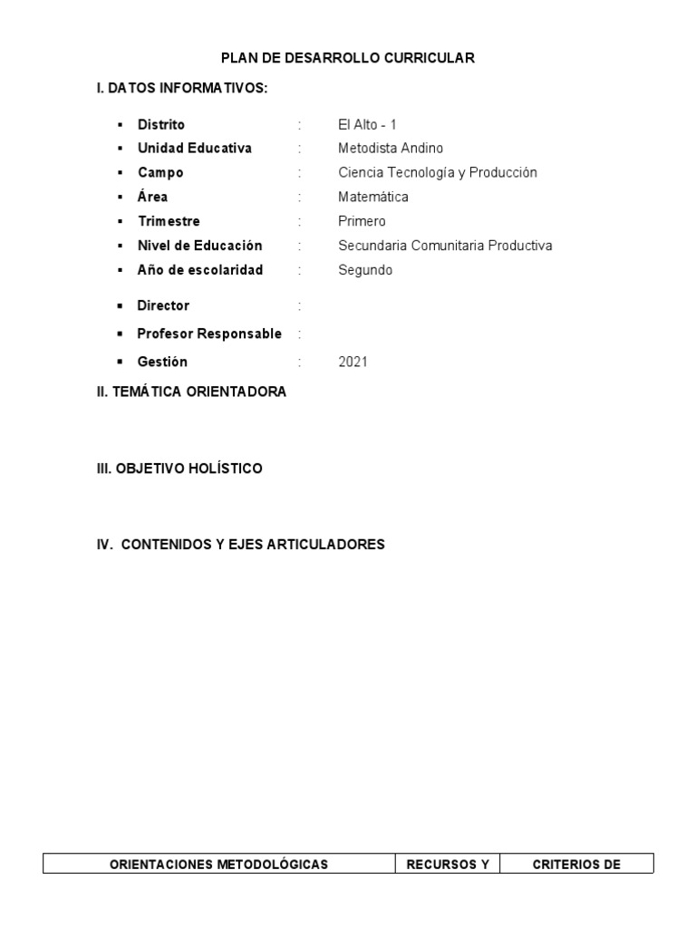 Modelo PDC | PDF