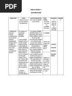 Action Plan Mapagmahal Family Field Study 1