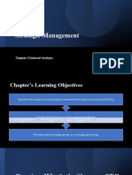 Strategic Management: Chapter 2 External Analysis