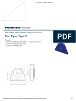Pad Eye Specifications and Sizes
