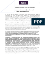 [FR] FIDH Commentaire Préliminaire 3rd Revised Draft-FR