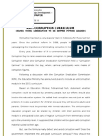 Ild -- Final Paper of Anti Corruption Curriculum