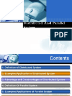 Distributed and Parallel System: Company